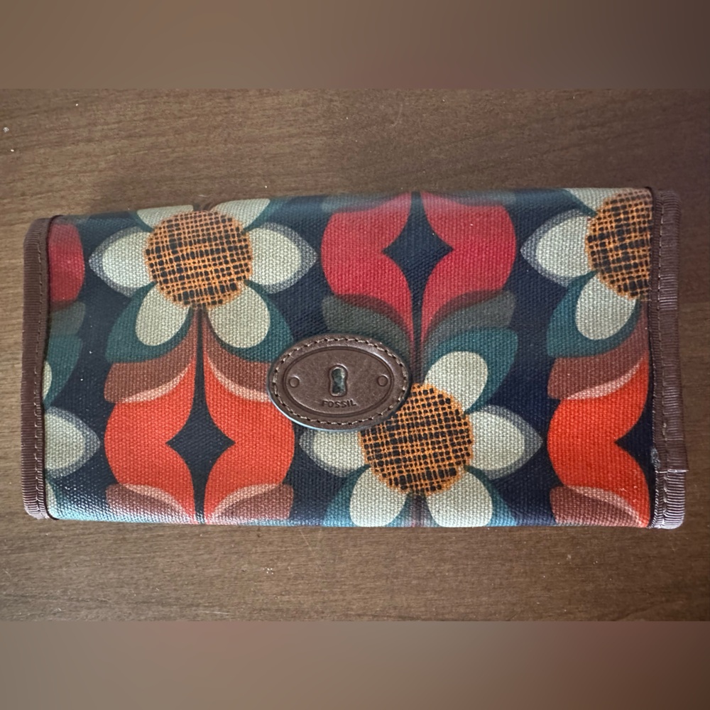 Fossil‎ Women's Floral Jewelry Wallet Holder